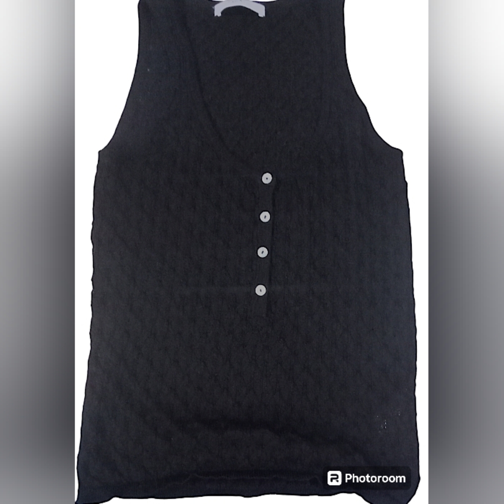 Zara Black Knit Top Size Small